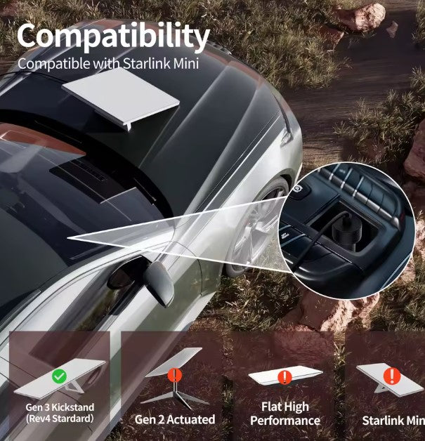 Adaptador de Carro Starlink Mini – Cabo de 3 m