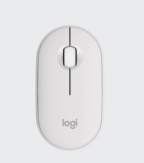 MOUSE Sem Fio Logitech Pebble Cliques e Rolagem Ultra-Silenciosos Conectividade Dupla Bluetooth e USB 18 Meses de Bateria