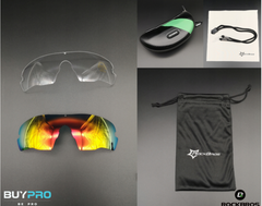 Óculos Polarizados Esportivos ROCKBROS 10037 – Design Aerodinâmico e Conforto