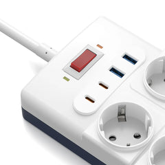 WiWU Wi-S008 PS1042 20W GaN 14-in-1 High Capacity Power Strip