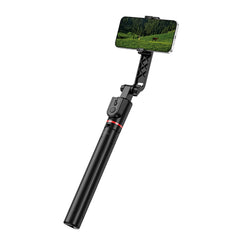 Bastão de Selfie e Tripé Profissional WiWU (Wi-SE015) | Comprimento Recorde de 180cm, Luz de Anel LED Integrada, Comando Bluetooth e Rotação Panorâmica 360°
