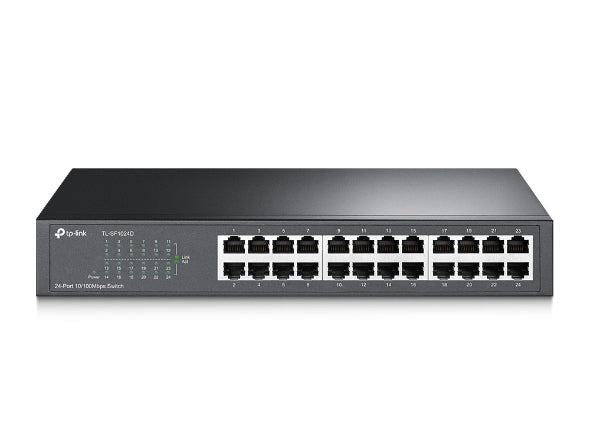 TP-Link SF1024D – Switch de Mesa 24 Portas 10/100Mbps Fast Ethernet