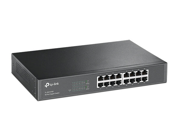 TP-LINK TL-SG1016D – Switch Desktop 16 Portas Gigabit