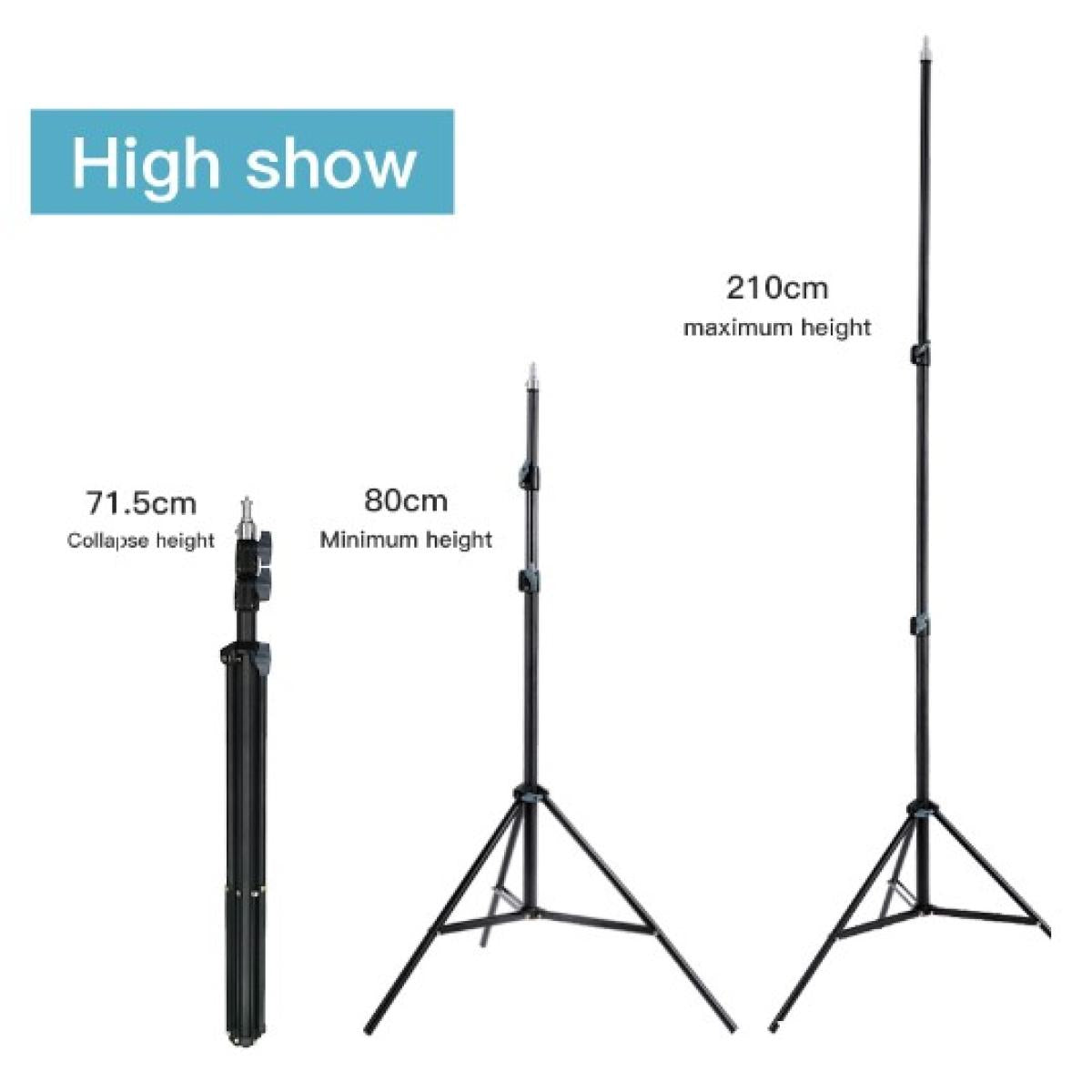 Tripé Profissional Jmary MT-43 | Altura até 1.50m – Para Ring Light e Smartphones, Construção em Alumínio