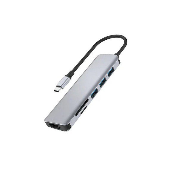 WiWU Alpha 731HC Hub USB C 7 em 1 Adaptador para Laptop