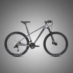 TWITTER Leopard Pro – Bicicleta de Montanha Rígida Full Carbono (Red & Gray)