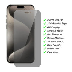 Vidro Temperado Transparente BUVU 2.5D – iPhone 17 Pro Max