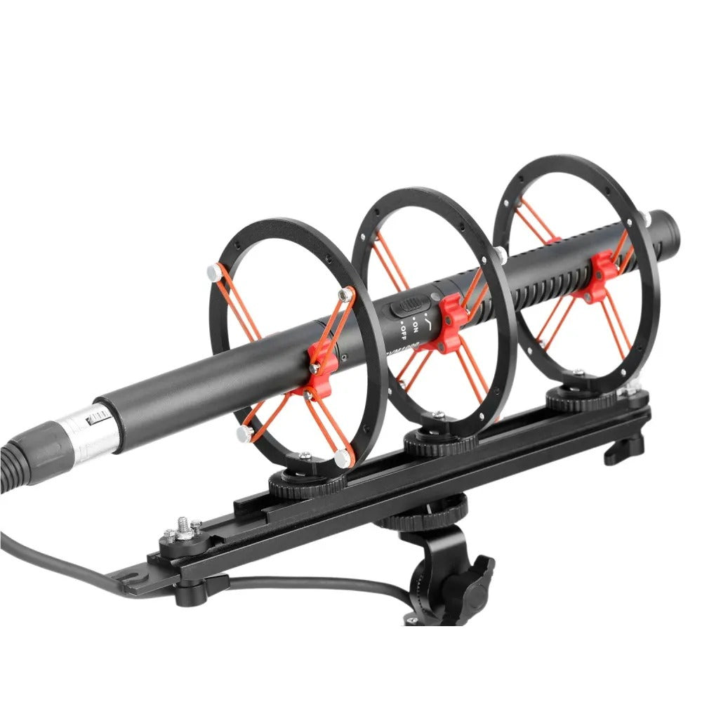 BOYA BY-WS1000 – Sistema de Suspensão e Pára-brisas para Microfone Shotgun