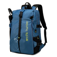 Arctic Hunter B00391 – Mochila Anti-Roubo à Prova d’Água (Blue/Grey)