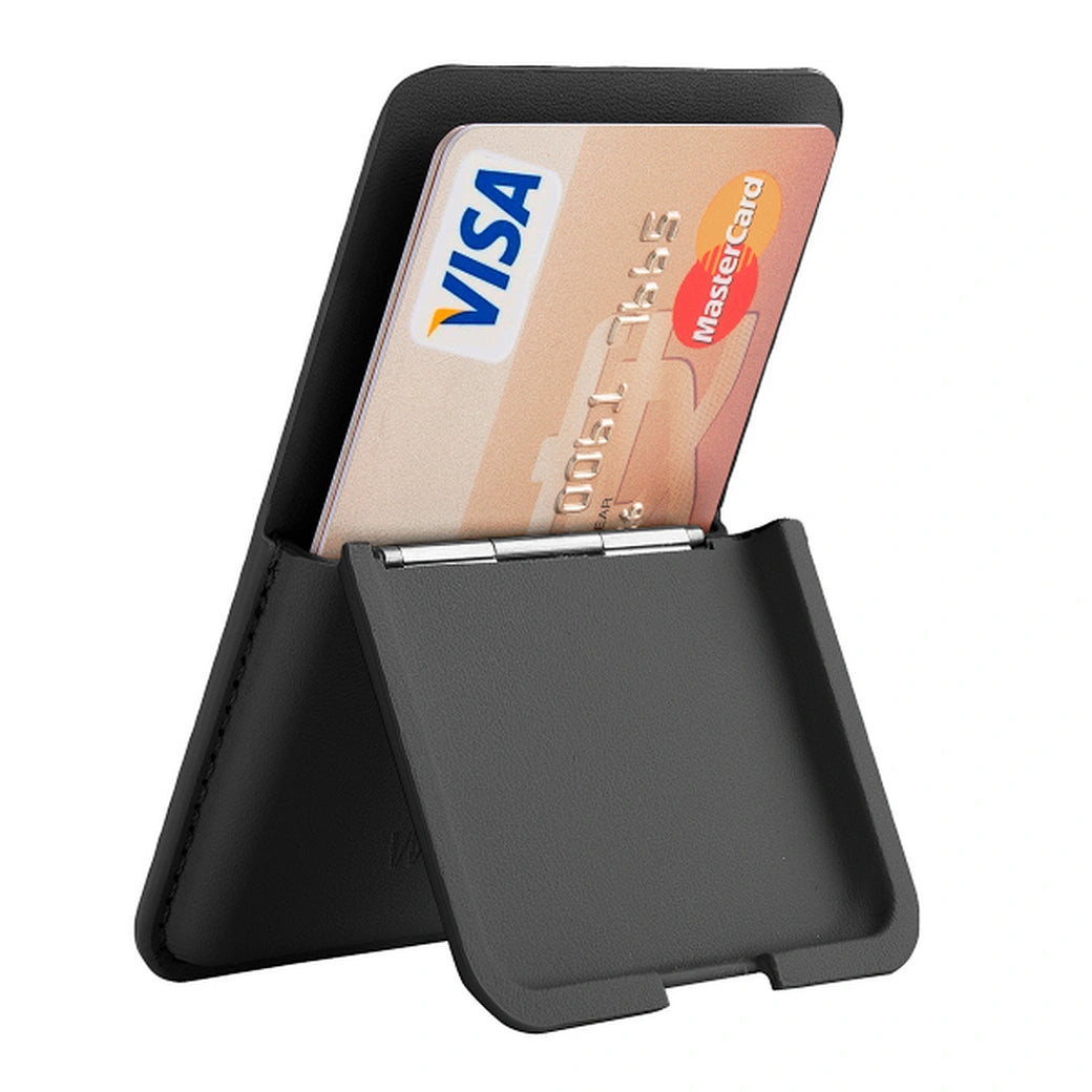 Carteira Magnética WiWU Mag Wallet (MW-001) | Suporte Portátil em Couro PU com Sistema Pop-Up Inteligente para até 3 Cartões para iPhone