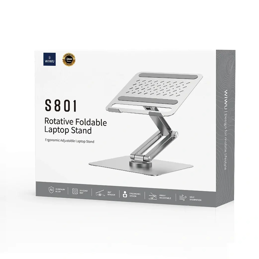 WiWU S801 – Suporte Ergonômico para Laptop Giratório