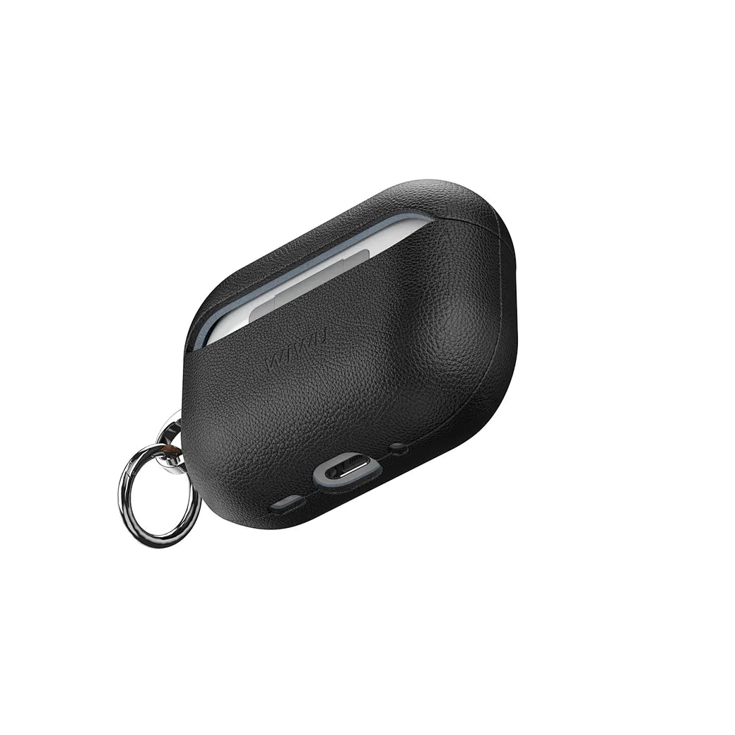 Capa Protetora WiWU Premium Leather (HC-201) | Couro Bovino Genuíno de Alta Qualidade, Proteção 360° com Forro em Microfibra e Compatível com Carregamento Sem Fio