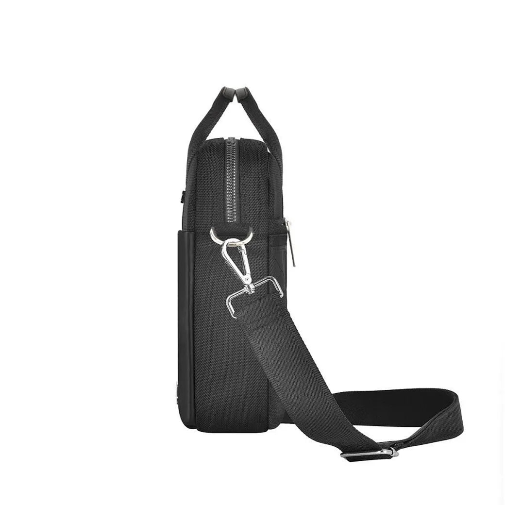 Mala de Laptop WiWU Hali Briefcase | Estilo Executivo em Poliéster 1680D Resistente à Água – Compartimentos Múltiplos e Proteção para 14" e 15.6"