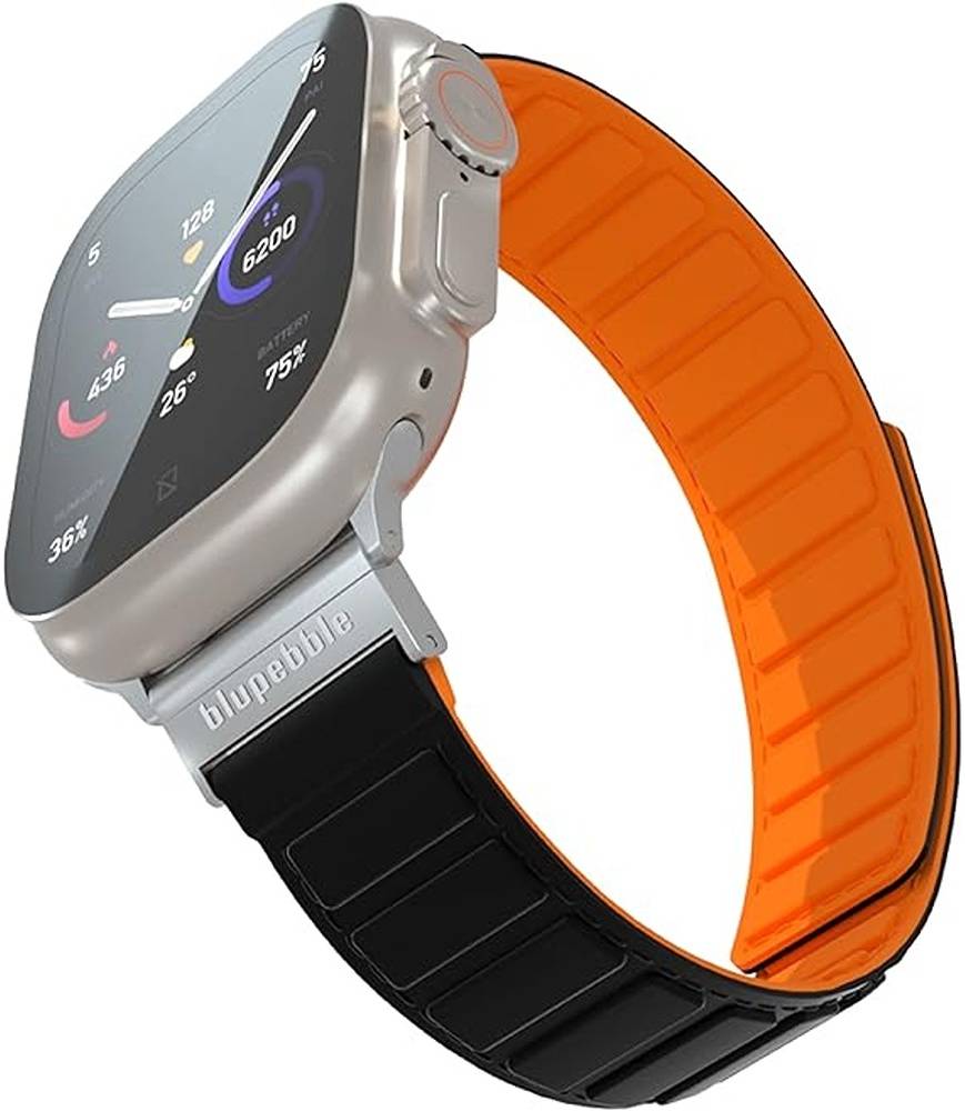 Pulseira Magnética Blupebble Etna para Apple Watch (49/45/44/42 mm), modelo BP‑ETNA49‑WHOR