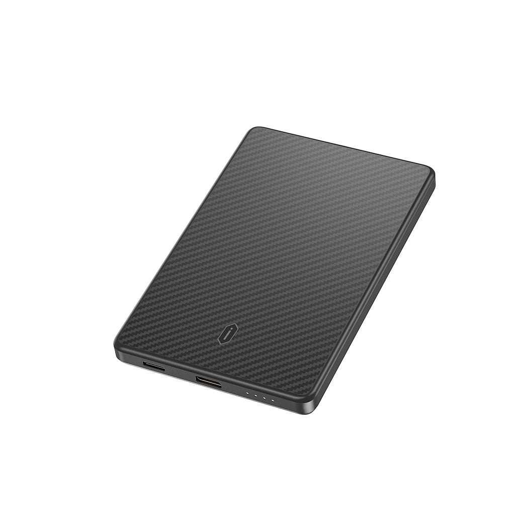 Power Bank Magnético WiWU Titanlink Warriors WI-P072 | 5.000mAh MagSafe Wireless 15W e USB-C PD 20W – Fixação de Alta Sucção