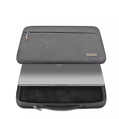 WiWU Pilot Sleeve (13.3", 14", 15.6") – Preta e Cinza: