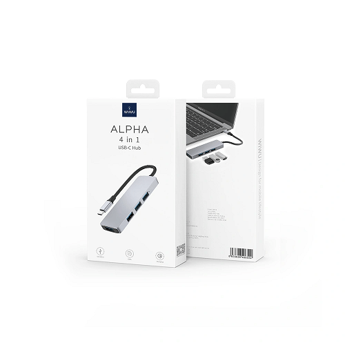 WiWU Alpha 440 Pro USB C Hub 4-in-1