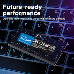 Crucial 32GB DDR5 4800MHz SODIMM Laptop Memory