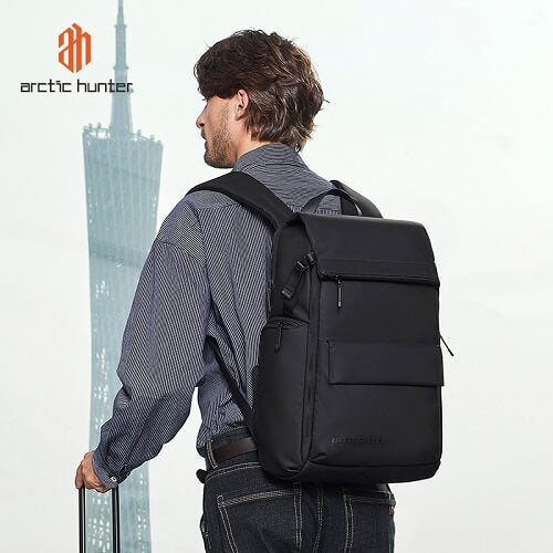 Arctic Hunter B00562 - Mochila Casual para Laptop com Porta USB