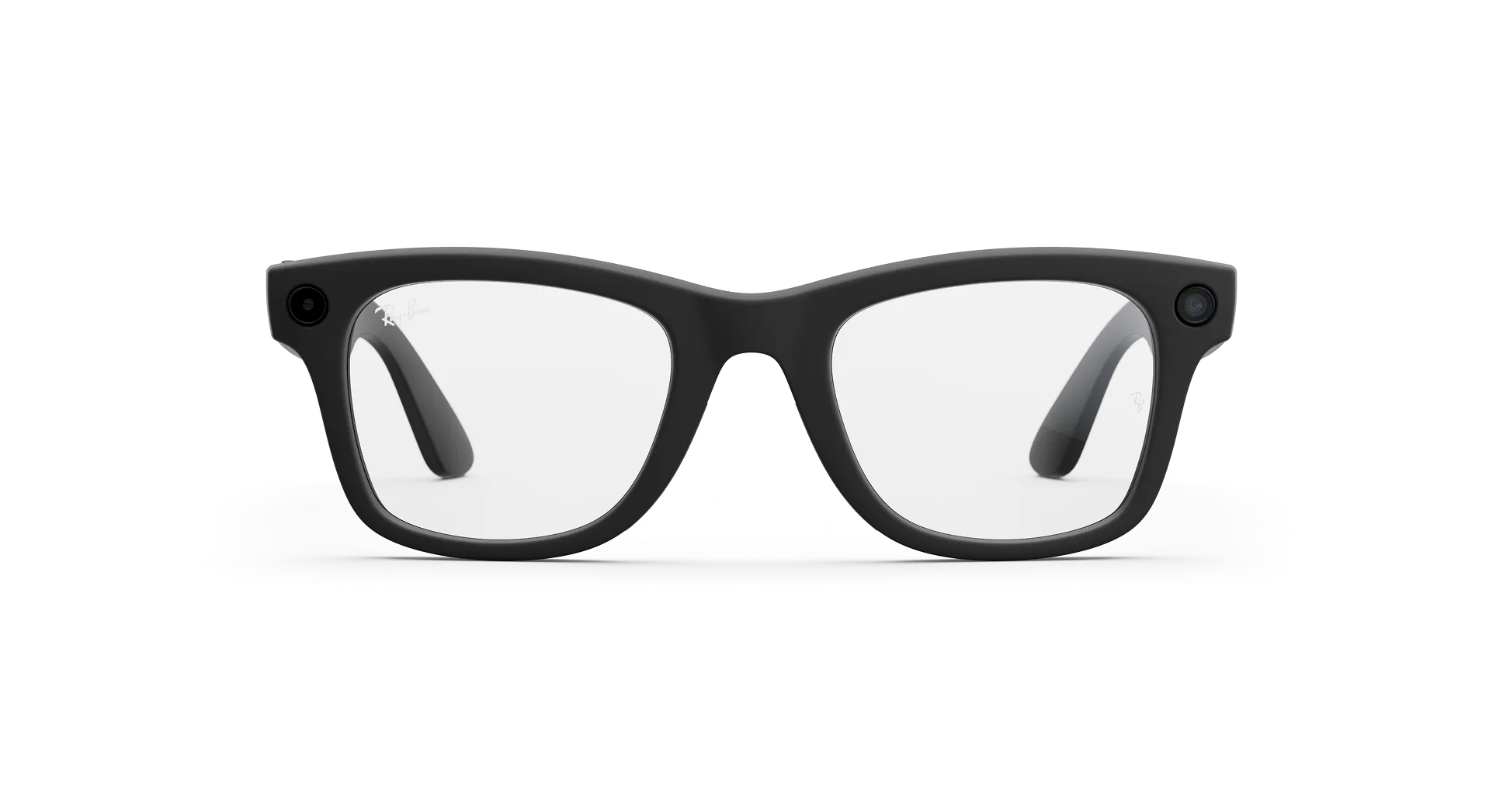ÓCULOS INTELIGENTES RAY-BAN META WAYFARER Modelo: Wayfarer (S53) | Acabamento: Shiny Black (Preto Brilhante) | Lentes: Transparentes (Clear)