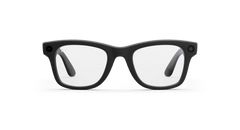 ÓCULOS INTELIGENTES RAY-BAN META WAYFARER Modelo: Wayfarer (S53) | Acabamento: Shiny Black (Preto Brilhante) | Lentes: Transparentes (Clear)