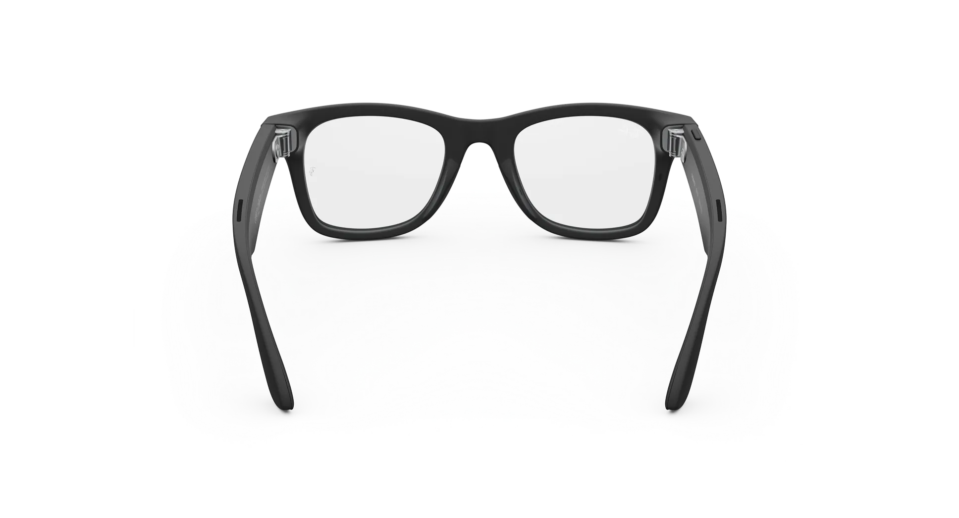 ÓCULOS INTELIGENTES RAY-BAN META WAYFARER Modelo: Wayfarer (S53) | Acabamento: Shiny Black (Preto Brilhante) | Lentes: Transparentes (Clear)