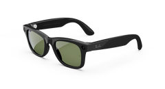 Óculos Inteligentes Ray-Ban Meta Wayfarer Matte Black com Lentes Graphite Polar Gradient (S50)