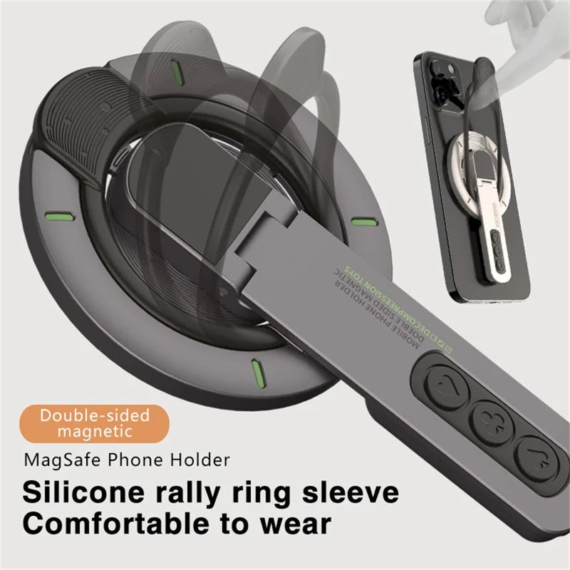 Suporte Magnético de Dupla Face GOJI H1 360° com Ventosa de Sucção Magnética a Vácuo Anti-Vibração para Smartphone