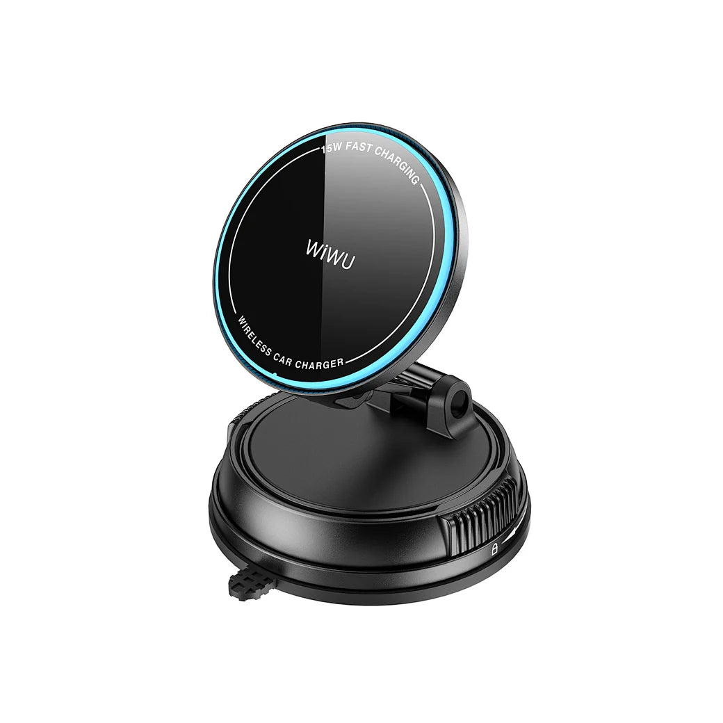 Suporte Automotivo WiWU Warriors CH-326 | Abertura Automática Inteligente e Carregamento Wireless 15W – Estabilidade Total e Praticidade com um Toque