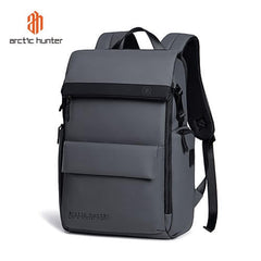 🎒 Arctic Hunter B00562 – Mochila Casual para Laptop 15.6” com Porta USB | GREY / BLACK