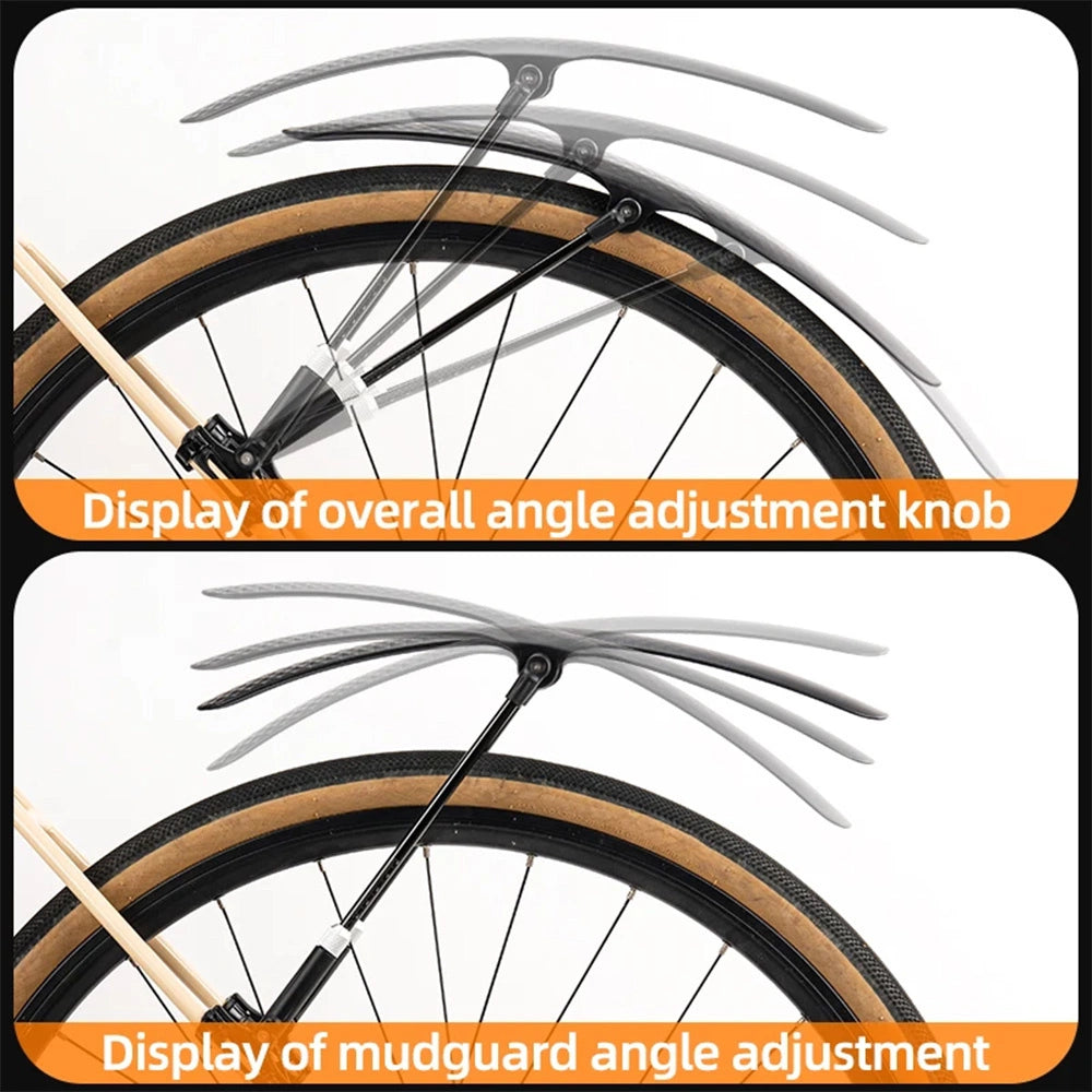 Paralama de Bicicleta Rockbros 28210007001 – Proteção Eficiente e Design Ajustável