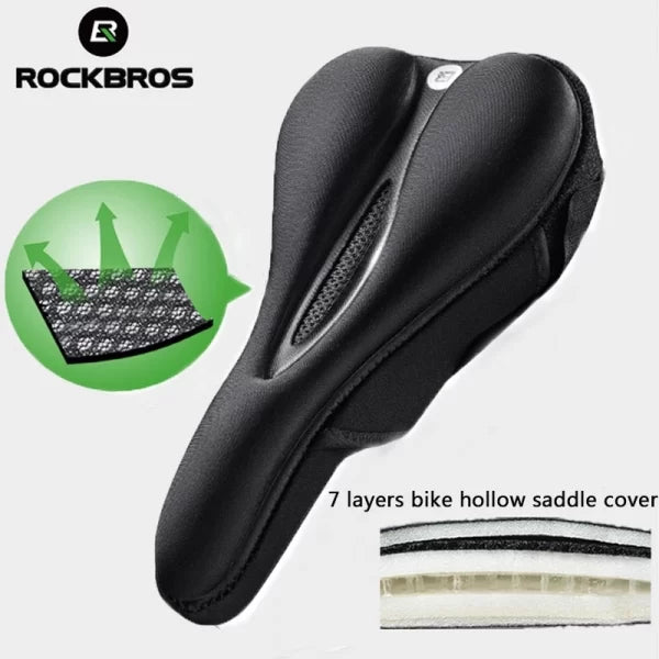 Protetor de Selim Rockbros LF047-B – Conforto e Performance em Suas Pedaladas