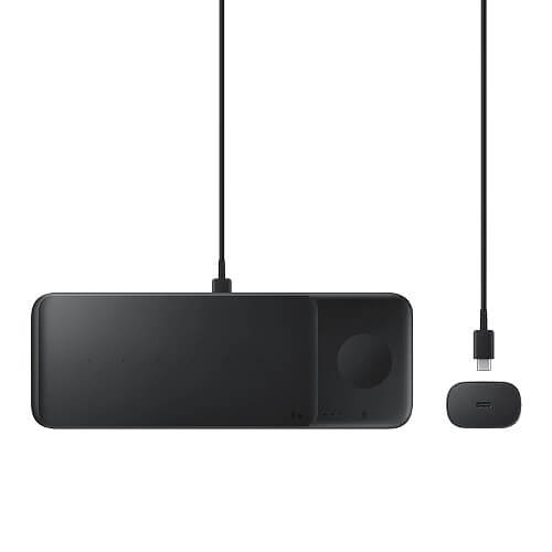 SAMSUNG Wireless Charger Trio, Black