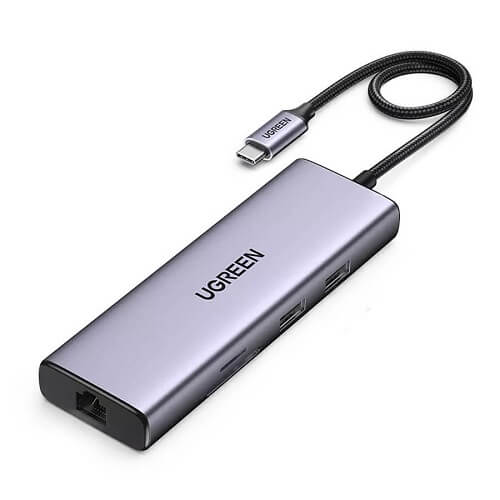 UGREEN USB-C Hub Dual HDMI Adapter, 9-in-1 - Modelo 14633