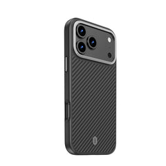 WiWU DCC-205 Defense Ultra Aramid Fiber Magnetic Case Soft Touch with Kevlar Shell and Metal Buttons Compatível com iP17 Pro (6.3") e iP17 Pro Max (6.9")