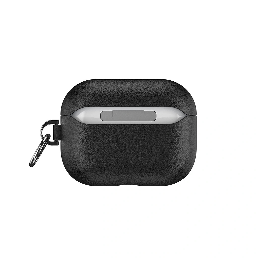 Capa Protetora WiWU Premium Leather (HC-201) | Couro Bovino Genuíno de Alta Qualidade, Proteção 360° com Forro em Microfibra e Compatível com Carregamento Sem Fio