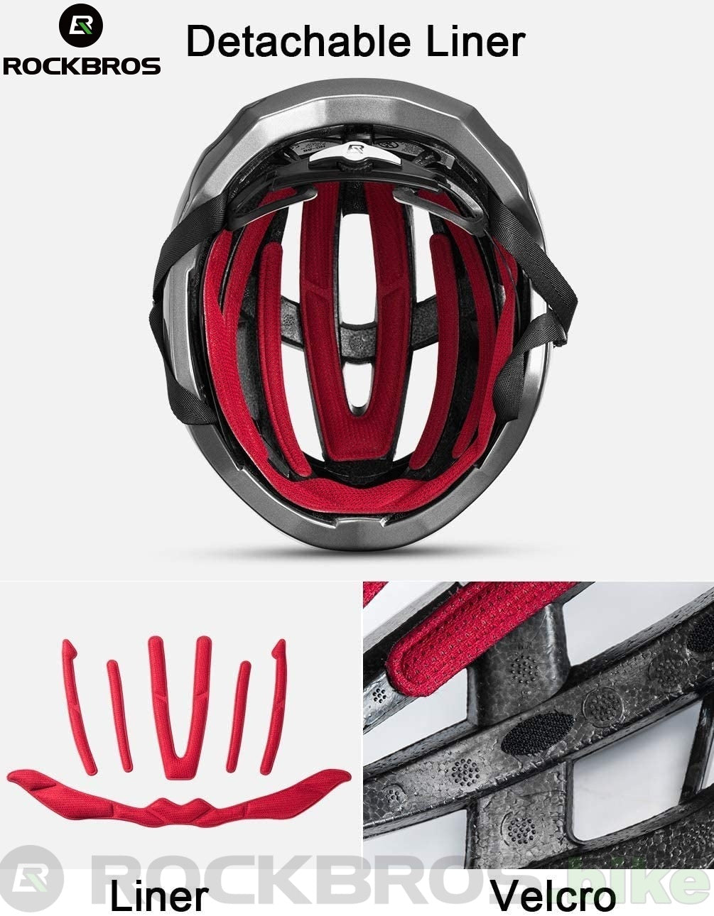🛡️ Capacete de Bicicleta ROCKBROS 10110039004 – Leve, Seguro e Confortável