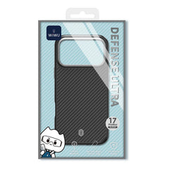 WiWU DCC-205 Defense Ultra Aramid Fiber Magnetic Case Soft Touch with Kevlar Shell and Metal Buttons Compatível com iP17 Pro (6.3") e iP17 Pro Max (6.9")