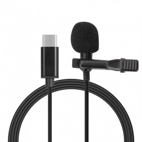 Microfone de Lapela JH-042 Type-C