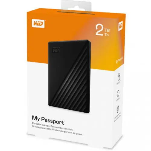 Disco Externo Portátil WD My Passport 2TB HDD