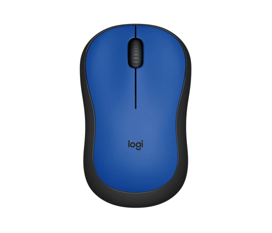 Rato Sem Fio Logitech M221 Silent CO5 com Tecnologia SilentTouch Receptor Nano USB 1000 DPI Ambidestro Azul e Rosa