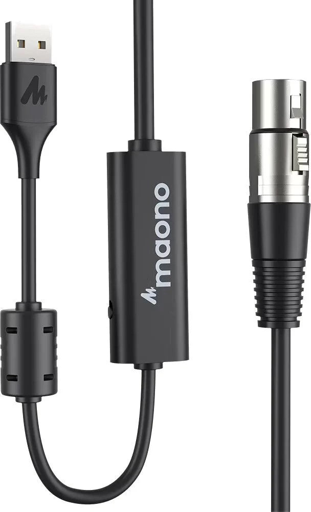 Cabo de Microfone Maono AU-XU01 10FT USB para XLR