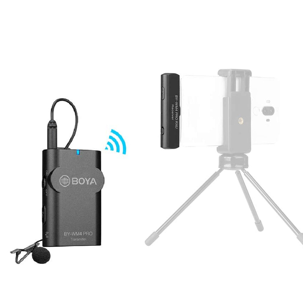 Sistema de Microfone Sem Fio BOYA BY-WM4 PRO-K5 (USB-C)