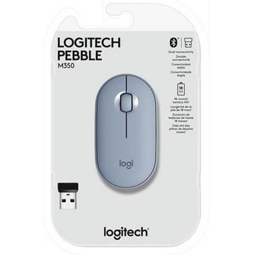 Mouse Sem Fio Logitech Pebble M350