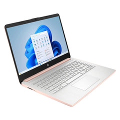 Notebook HP 14-DQ6105DX 14" HD Intel N150 4GB LPDDR5 128GB UFS Wi-Fi 6 Windows 11 Home Pale Rose Gold