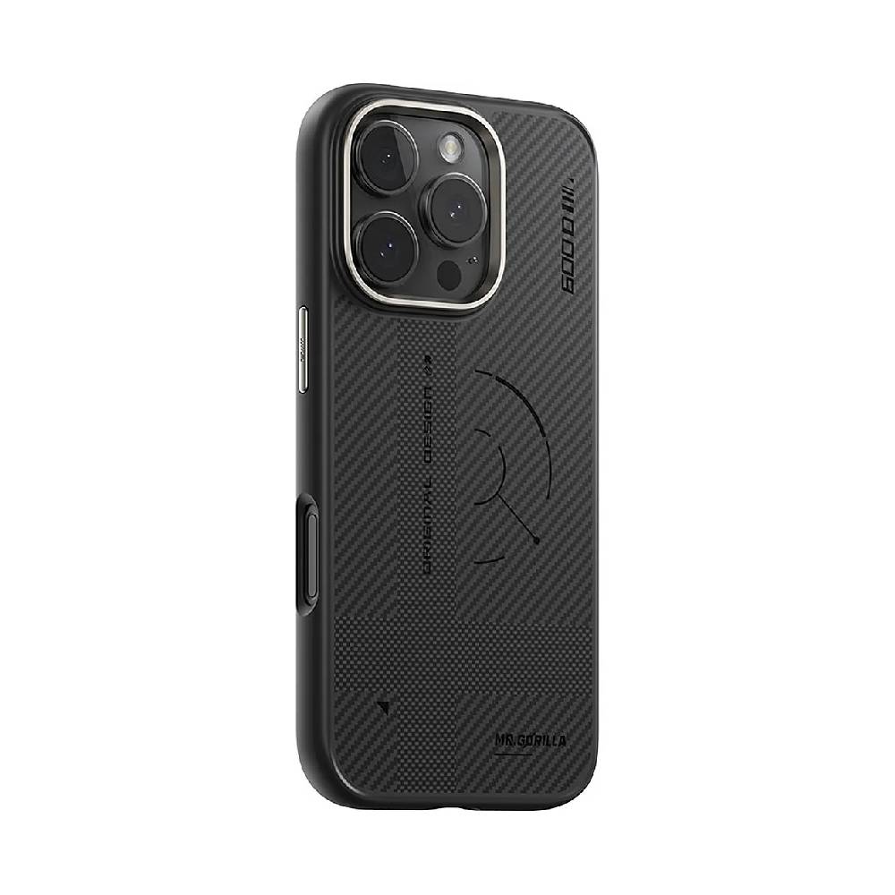 Capa Magnética Blueo Armor Fibra de Aramida & Pele para iPhone Série 16 (Matte Anti-Dedadas)