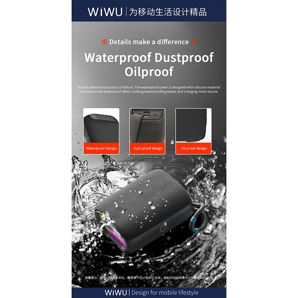 WiWU Thunder Wireless Speaker P26