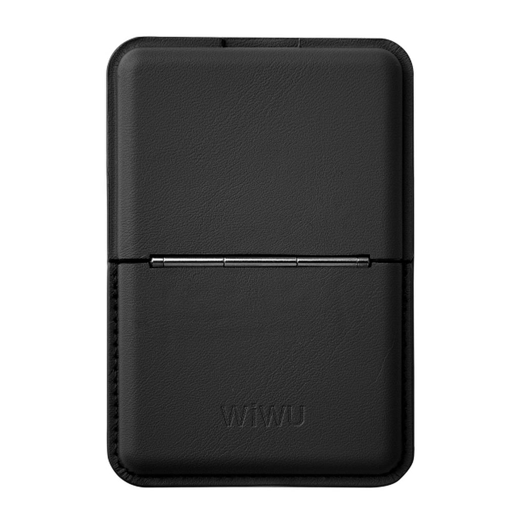 Carteira Magnética WiWU Mag Wallet (MW-001) | Suporte Portátil em Couro PU com Sistema Pop-Up Inteligente para até 3 Cartões para iPhone