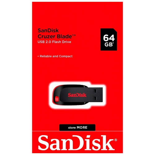 SanDisk Cruzer Blade 64GB USB 2.0 Original
