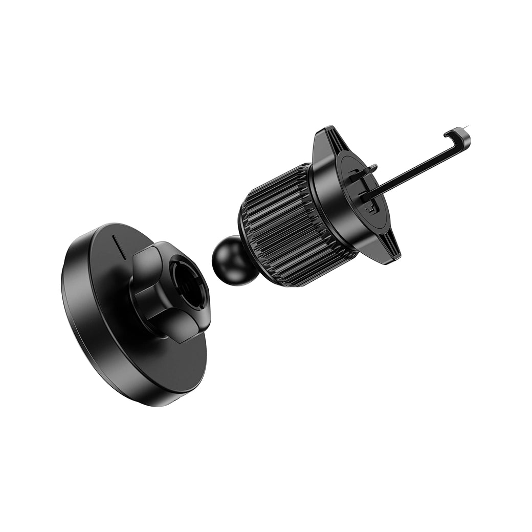 Carregador Magnético Automotivo WiWU Warriors CH-325 | Certificação Qi2 de 15W, Ímãs N52 e Montagem na Grade de Ventilação – Carregamento Rápido e Estabilidade Total